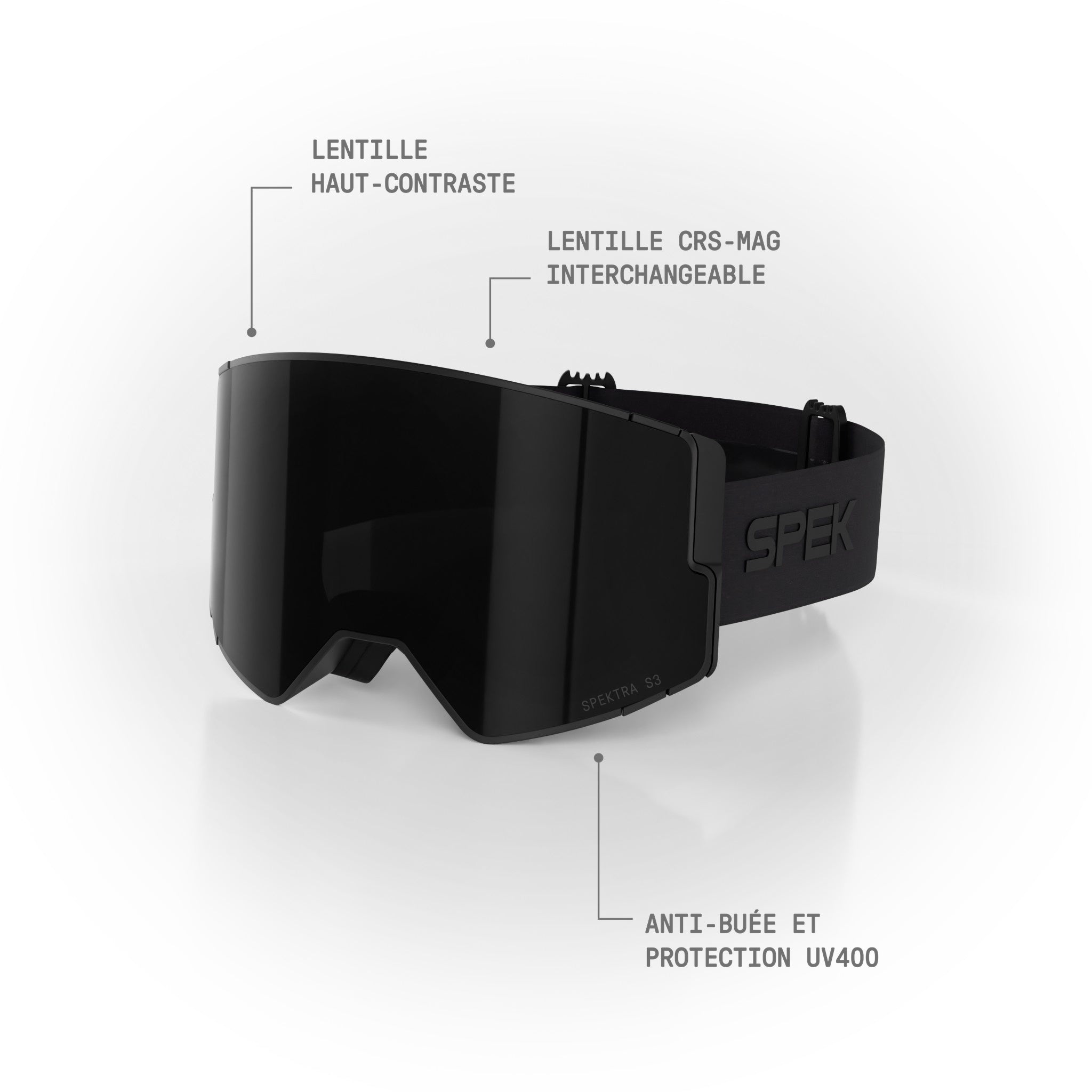 lunettes de ski EDGE PRO lunette de ski