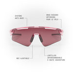 Lunettes de soleil KOVO — Cristal rose