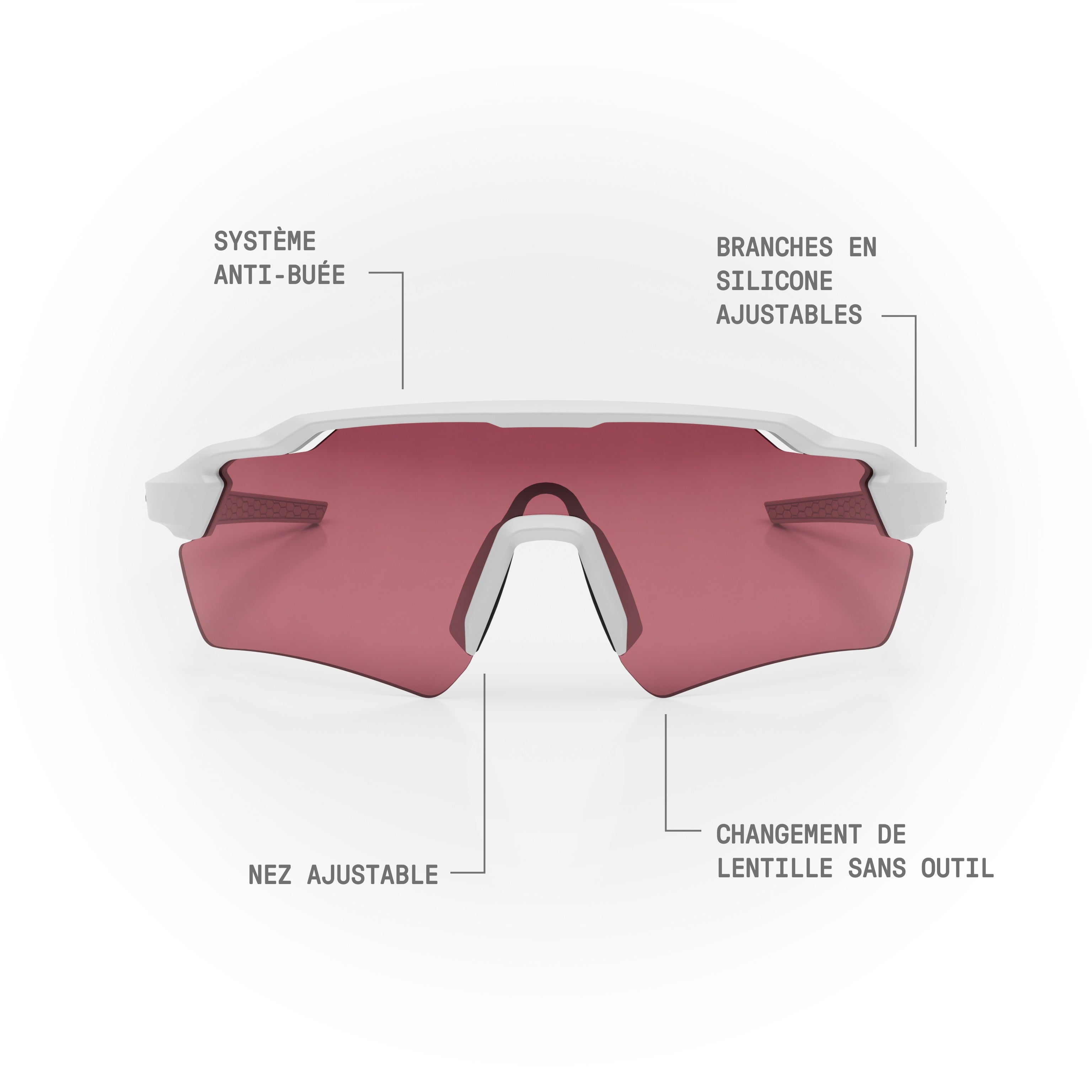 STRYVE II Matte White sunglasses